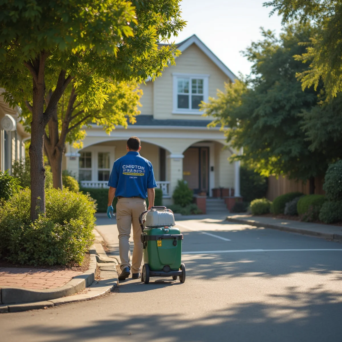 A Glenview home served by our water damage restoration team