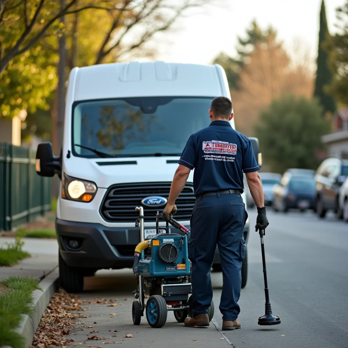Water damage restoration crew responding to a home in Hayward