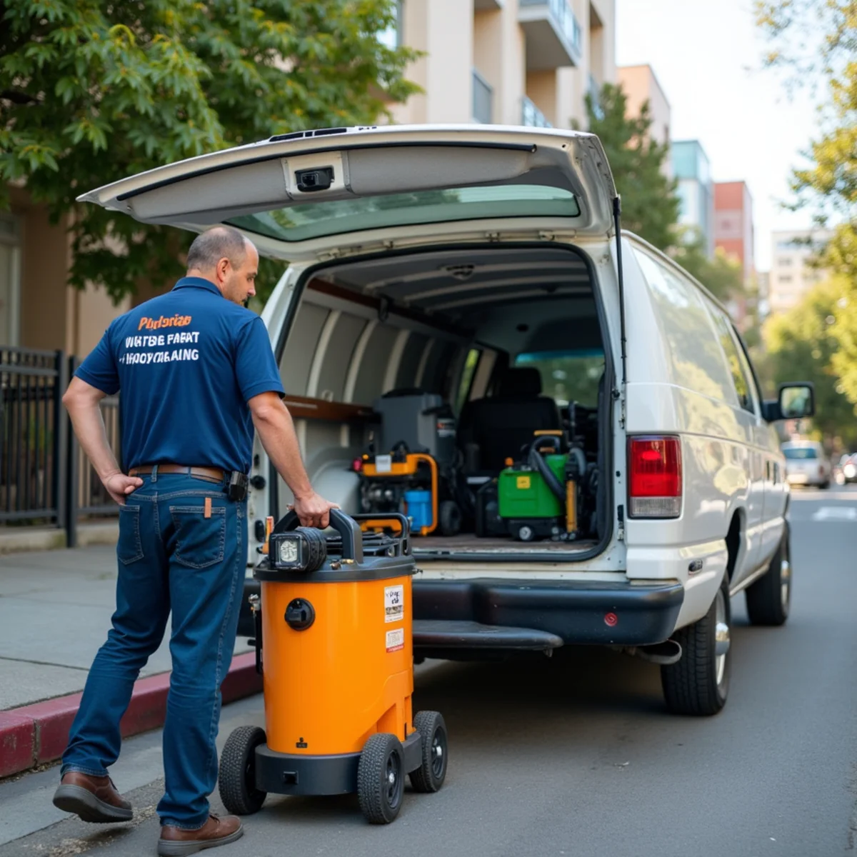 Water damage restoration crew responding to a home in Jack London Square
